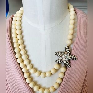 Vintage Heidi Daus “Simply Irresistible” Starfish Necklace EUC